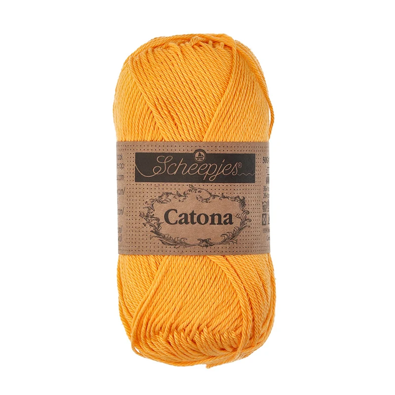 Scheepjes Catona 50 g 208 Yellow Gold
