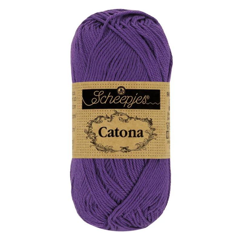 Scheepjes Catona 50 g 521 Deep Violet