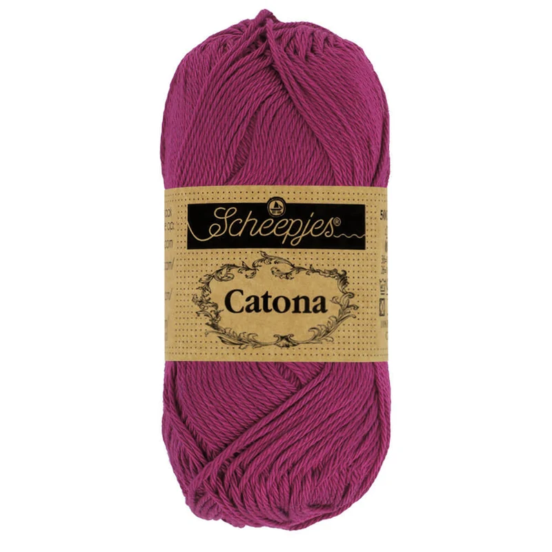Scheepjes Catona 25 g 128 Tyrian Purple