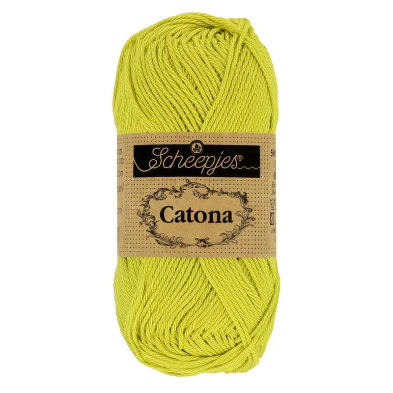 Scheepjes Catona 25 g 245 Grün-Gelb