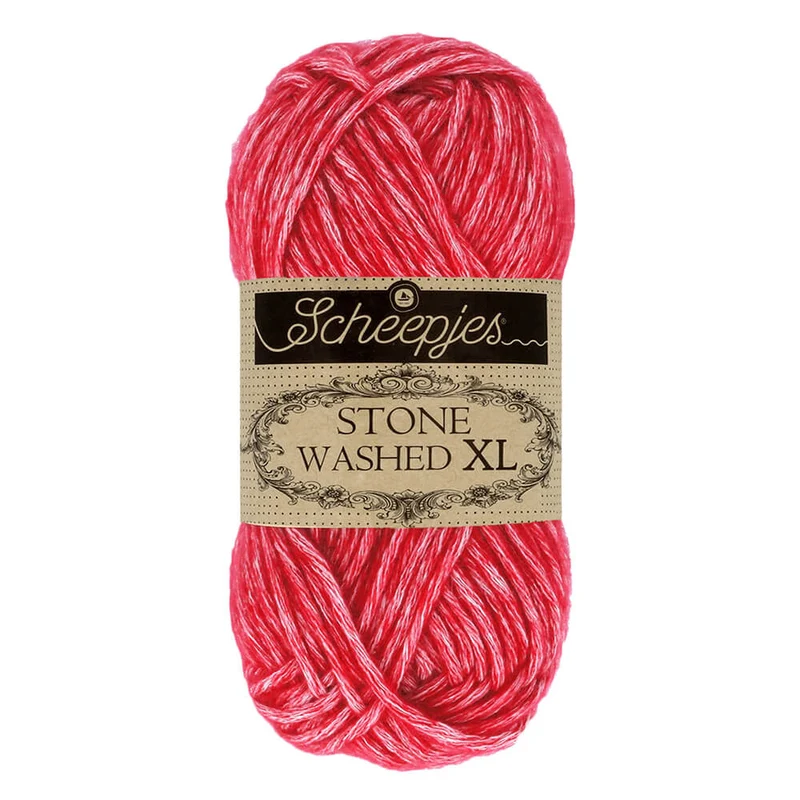 Scheepjes Stone Washed XL 847 Red Jasper
