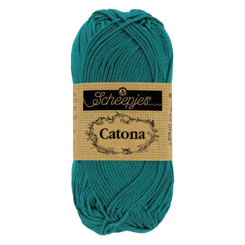 Scheepjes Catona 25 g 401 Dark Teal