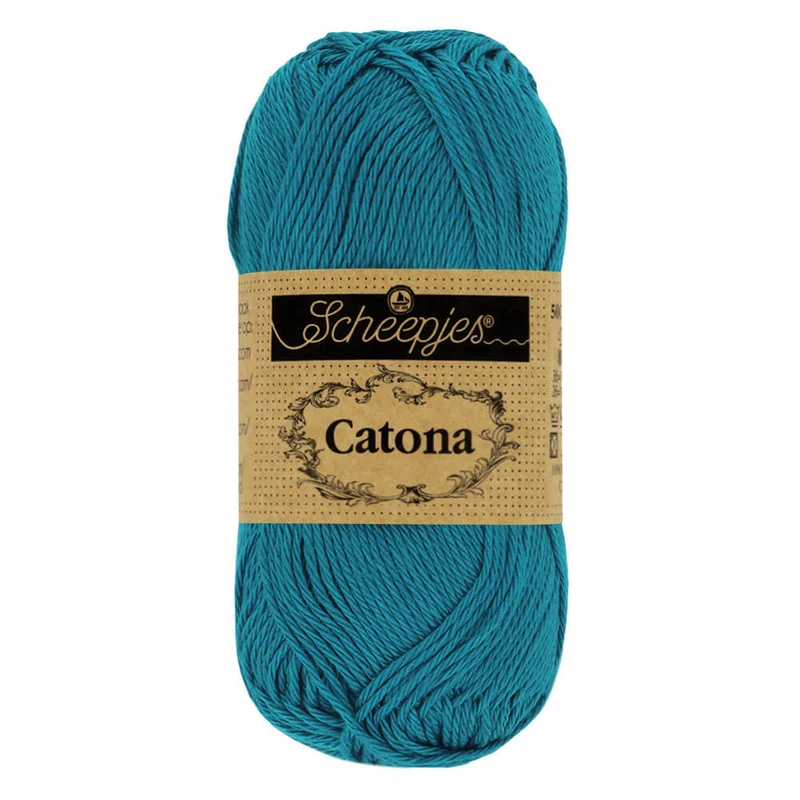 Scheepjes Catona 25 g 400 Petrol Blue