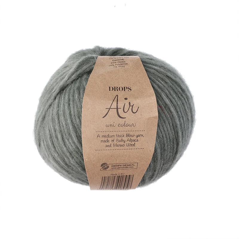 DROPS Air Uni Colour 048 Antikgrün