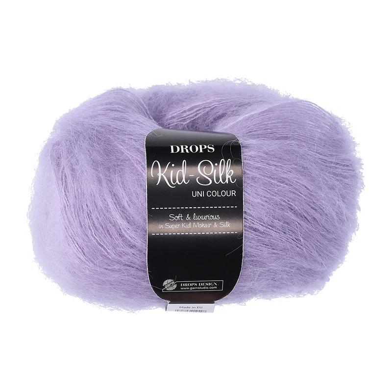 DROPS Kid-Silk Uni Colour 055 Nebliges Flieder