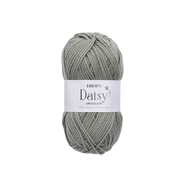 DROPS Daisy Uni Colour 026 Salbeigrün