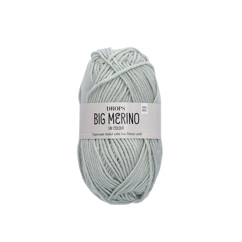 DROPS Big Merino Uni Colour 25 Pistazien-Eis