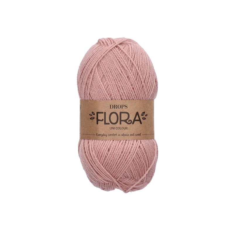DROPS Flora Uni Colour 30 Wüstenrose