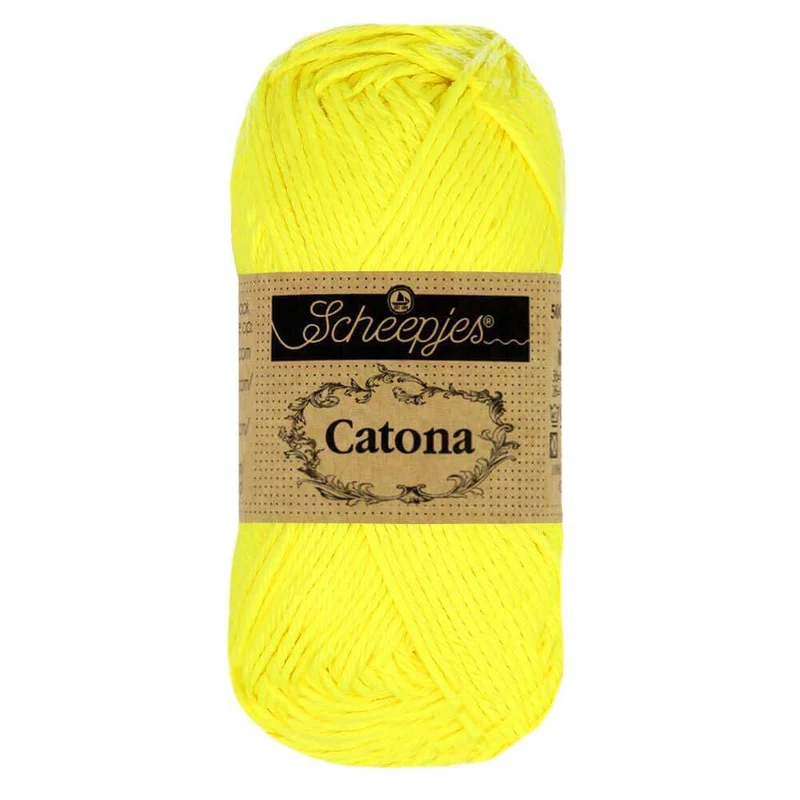 Scheepjes Catona 25 g 601 Neon Yellow