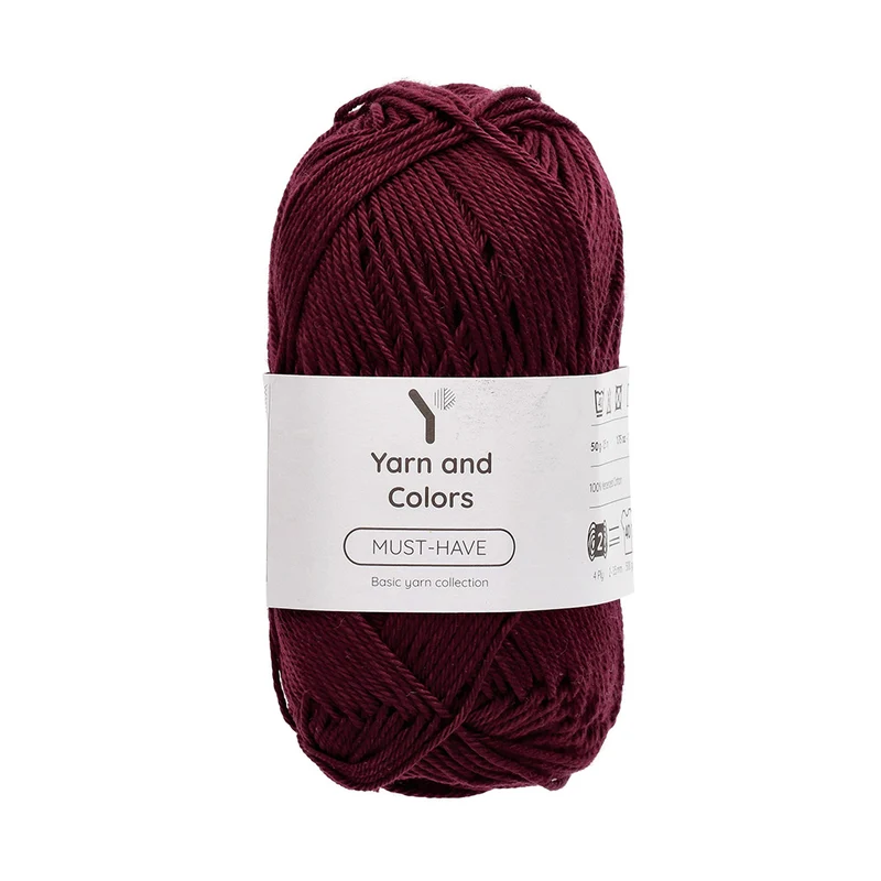 Yarn and Colors Must-have 132 Burgund