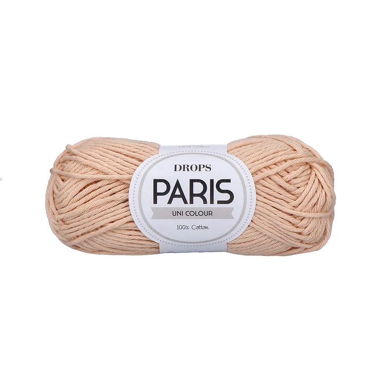 DROPS Paris Uni Colour 74 Aprikosencreme