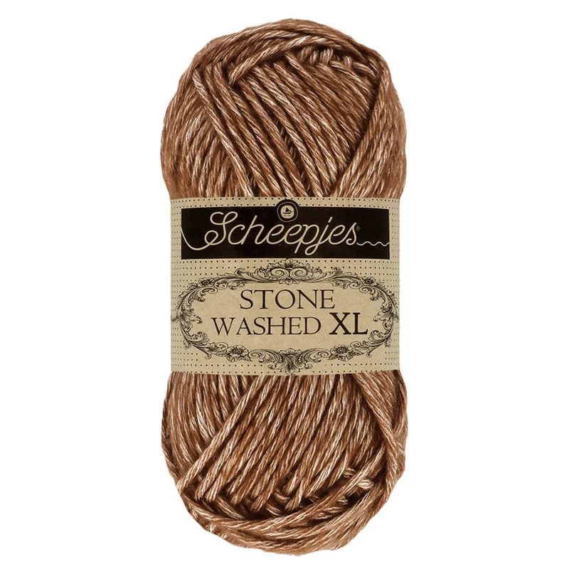 Scheepjes Stone Washed XL 862 Brown Agate