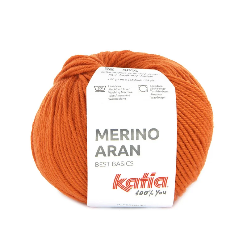 Katia Merino Aran 101 Leuchtendes Orange