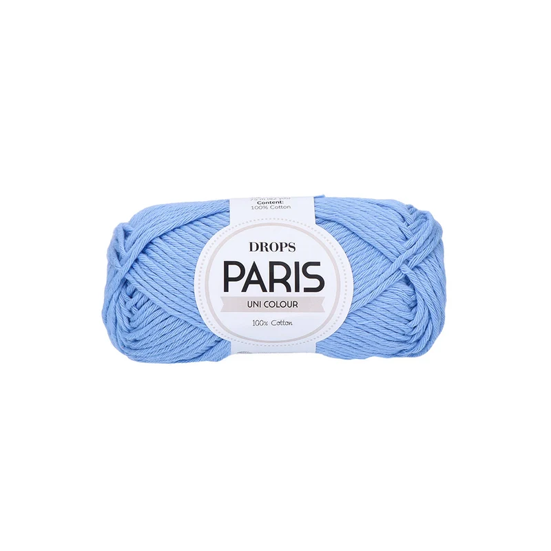 DROPS Paris Uni Colour 73 Kornblumenblau