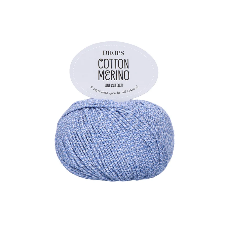 DROPS Cotton Merino Uni Colour 30 Seeglas