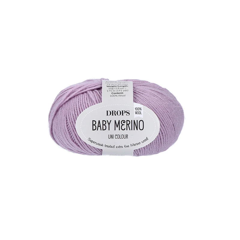 DROPS Baby Merino Uni Colour 060 Lavendelvorst