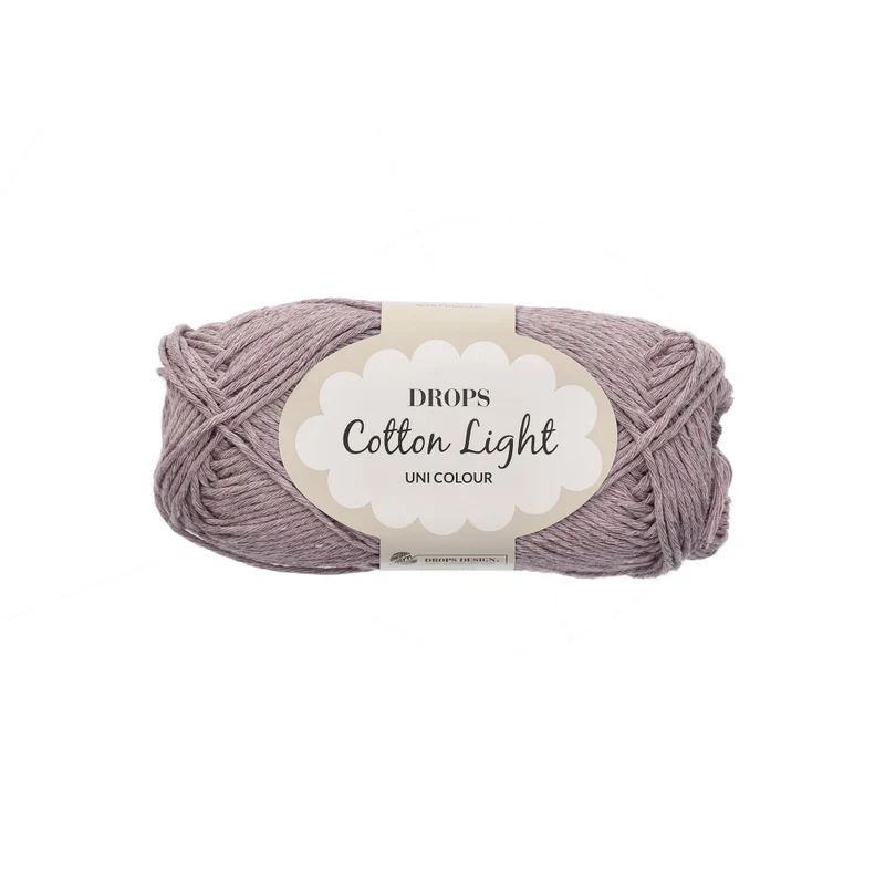 DROPS Cotton Light Uni Colour 051 „Bevroren Lavendel“
