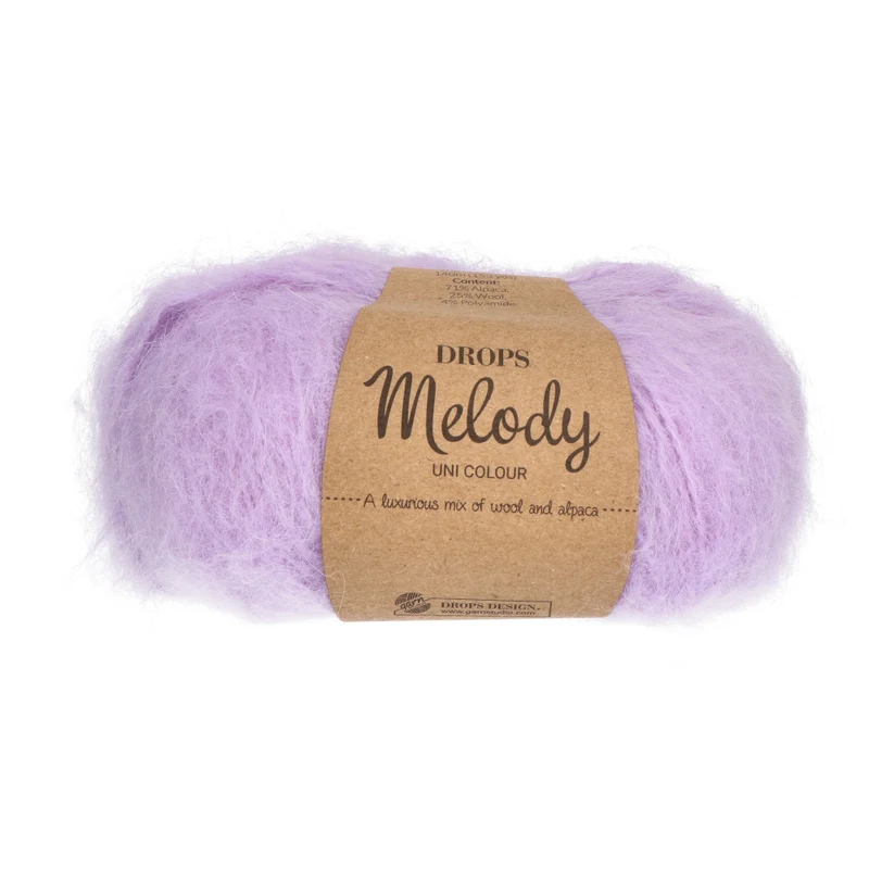 DROPS Melody Uni Colour 027 Nebelhaftes Flieder