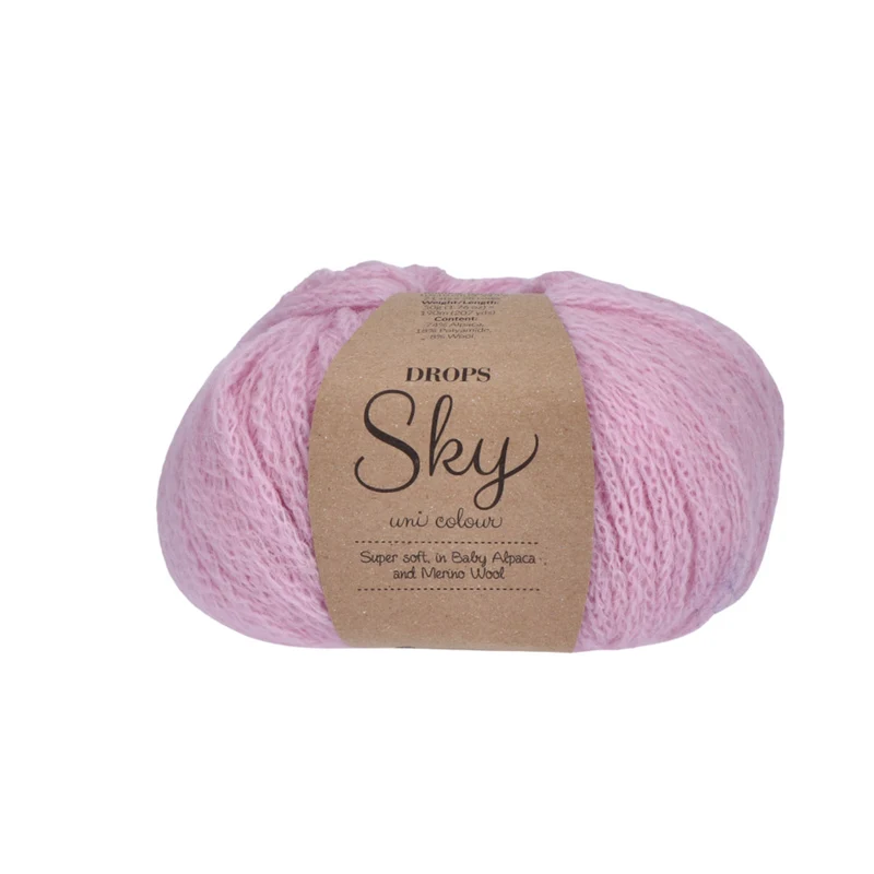 DROPS Sky Uni Colour 027 Puderrosa
