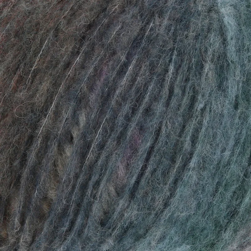 Lang Yarns Orion 006 Petrol/Flieder/Braun