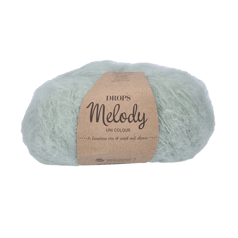 DROPS Melody Uni Colour 026 Pistazien-Eis