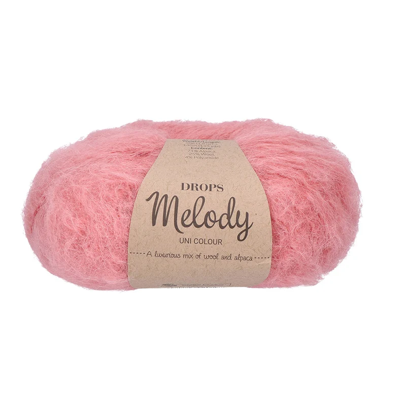 DROPS Melody Uni Colour 025 Pfirsichrosa