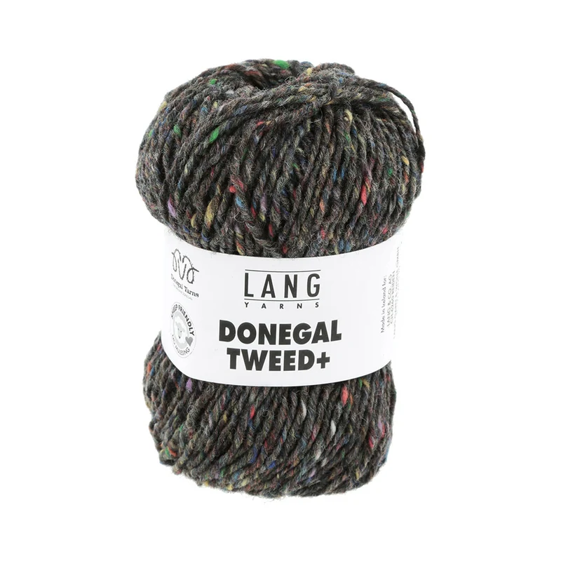 Lang Yarns Donegal Tweed+ 024 Grau