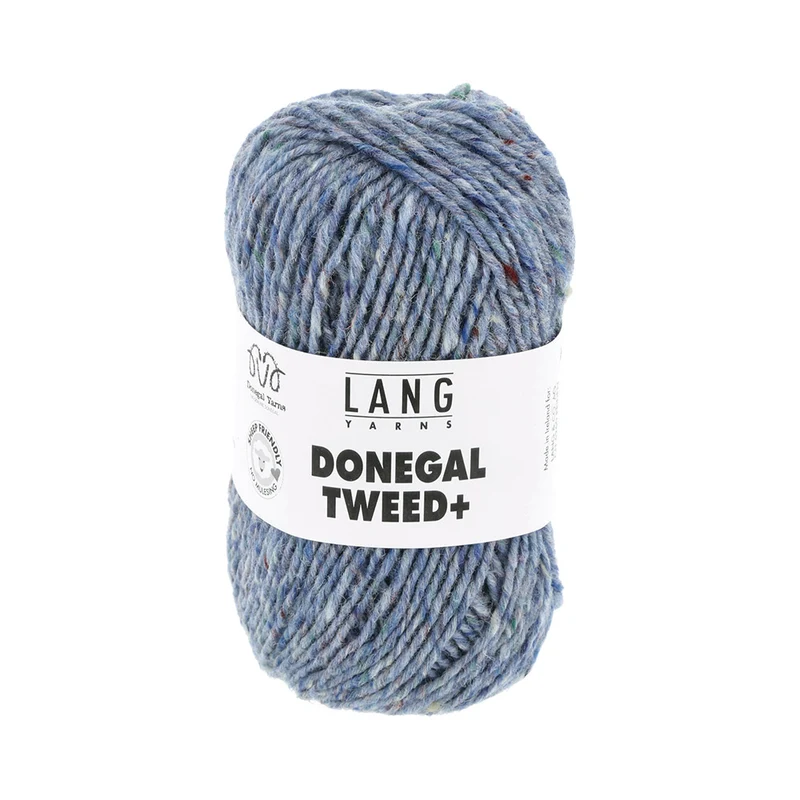 Lang Yarns Donegal Tweed+ 020 Hellblau