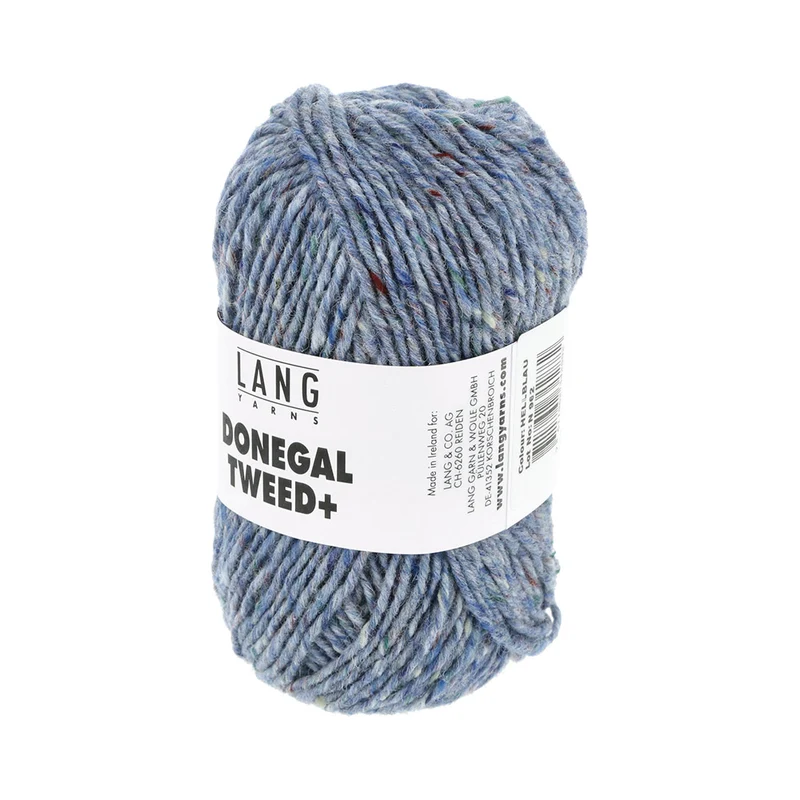 Lang Yarns Donegal Tweed+ 020 Hellblau
