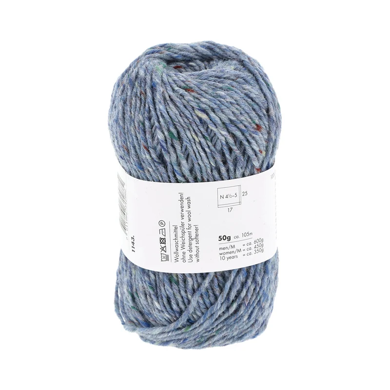 Lang Yarns Donegal Tweed+ 020 Hellblau
