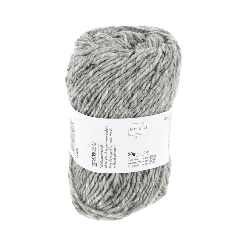 Lang Yarns Donegal Tweed+ 023 Hellgrau