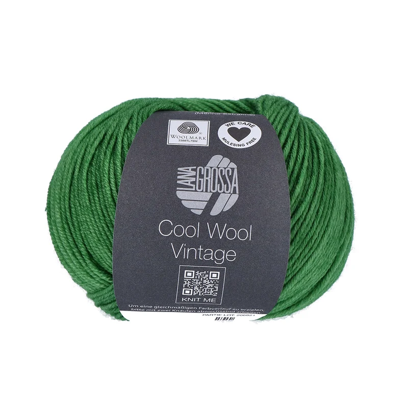 Lana Grossa Cool Wool Vintage 7374 Grün