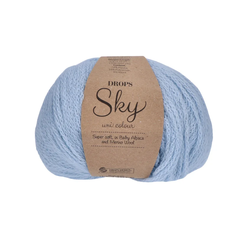 DROPS Sky Uni Colour 031 Eisblau