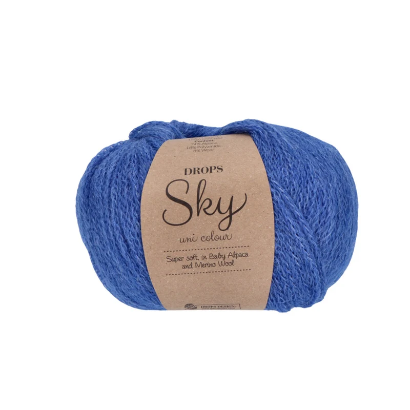 DROPS Sky Uni Colour 029 Kobaltblau