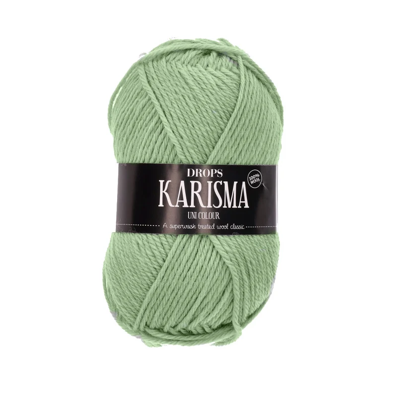 DROPS Karisma Uni Colour 088 Salbeigrün