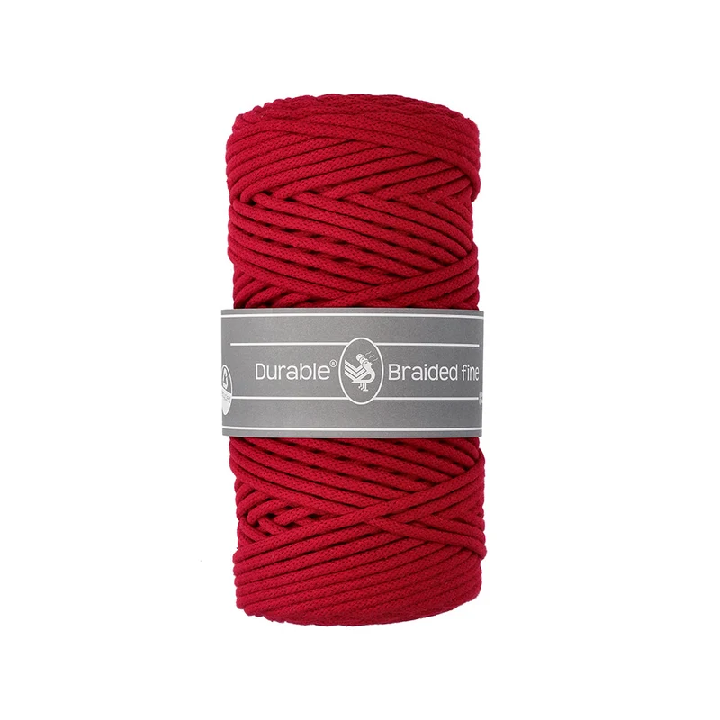 Durable, fein geflochtene 318-Leine, Tomate, 100 m x 3 mm
