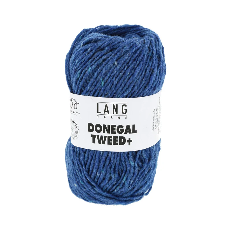 Lang Yarns Donegal Tweed+ 006 Königsblau