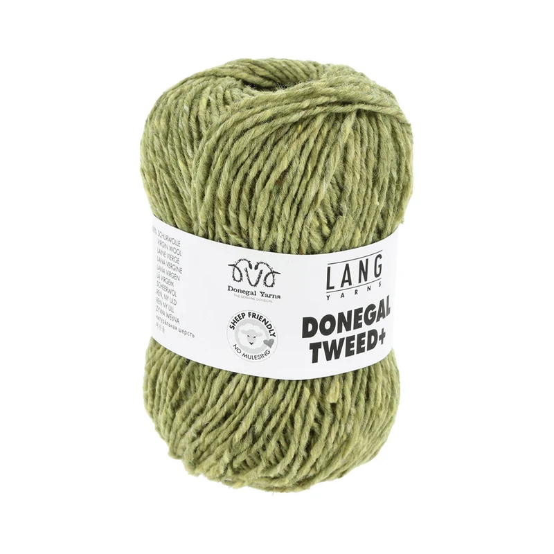 Lang Yarns Donegal Tweed+ 016 Hellgrün