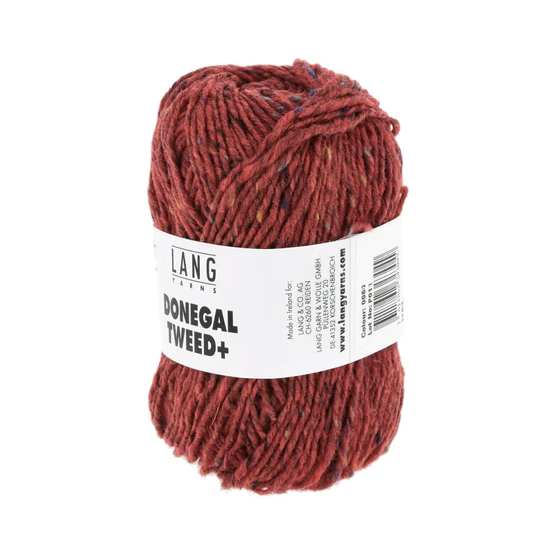 Lang Yarns Donegal Tweed+ 060 Rot
