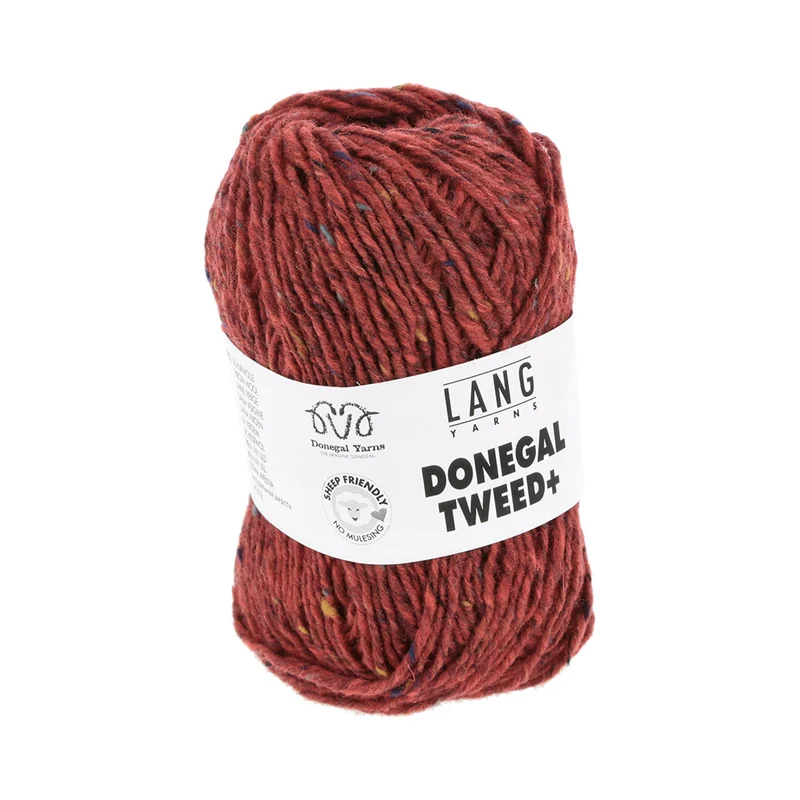 Lang Yarns Donegal Tweed+ 060 Rot