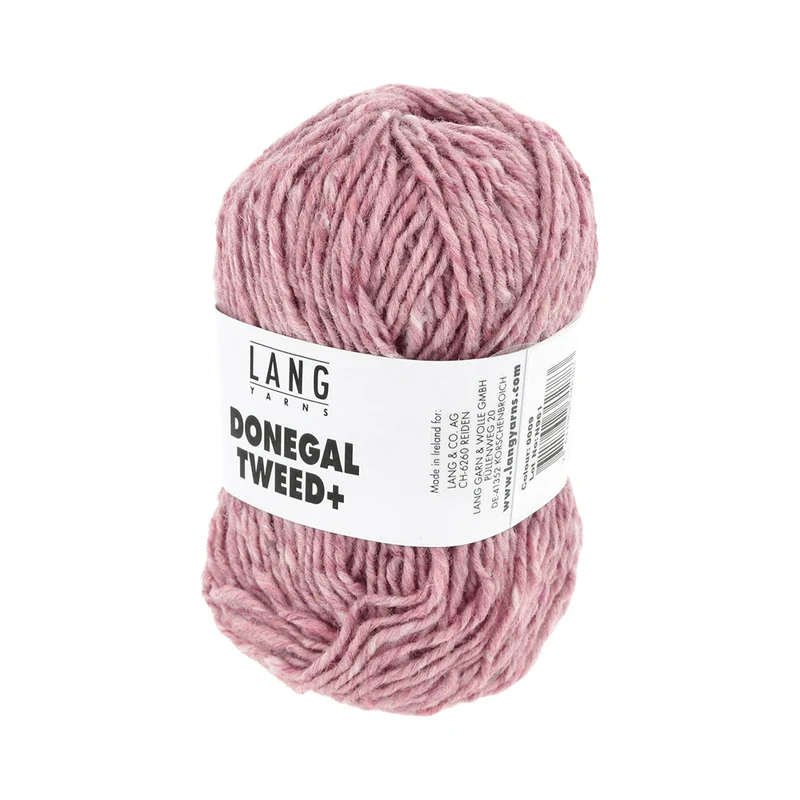 Lang Yarns Donegal Tweed+ 009 Rosa