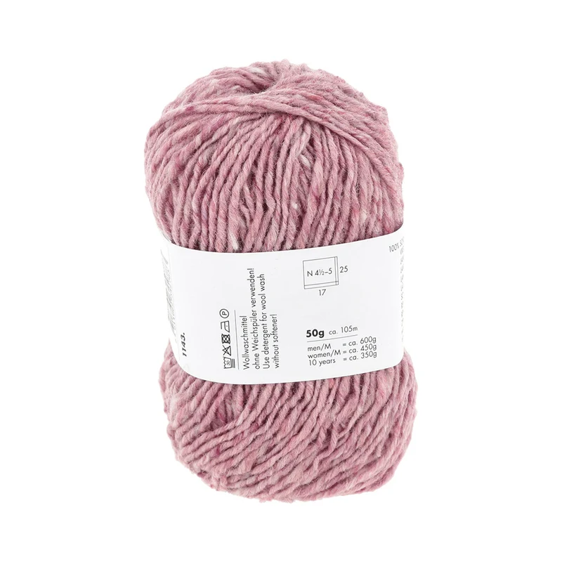 Lang Yarns Donegal Tweed+ 009 Rosa