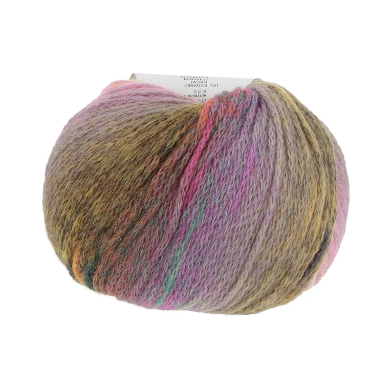 Lang Yarns Magnolia 001 Senfgelb/Grau/Fuchsia