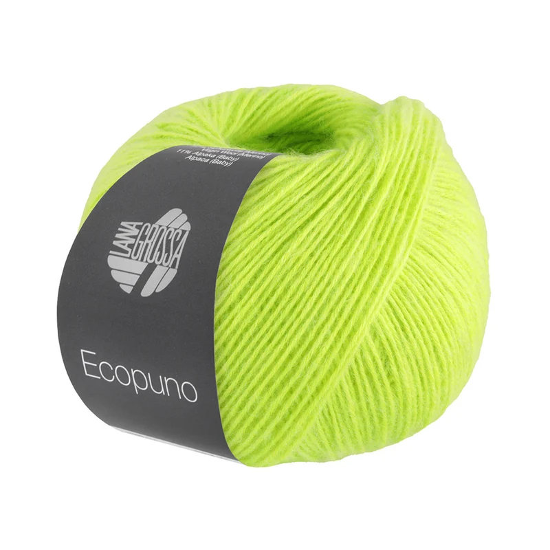 Lana Grossa Ecopuno 096 Neongrün