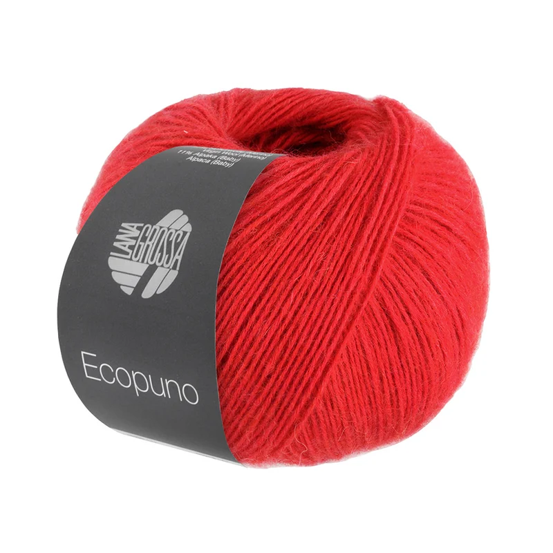 Lana Grossa Ecopuno 100 Rot