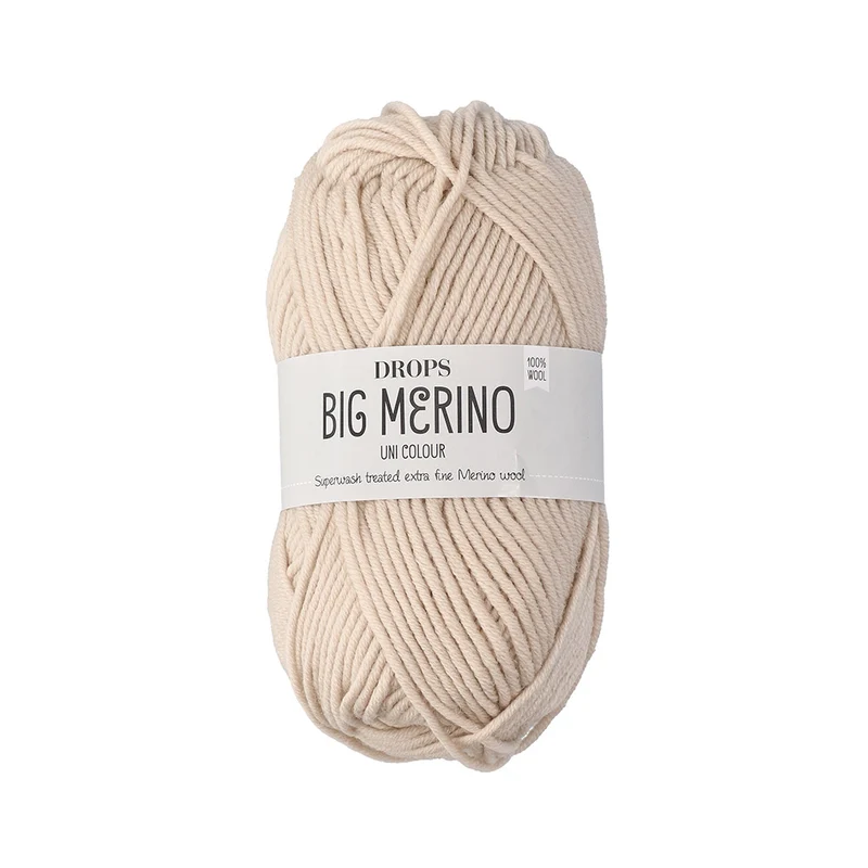 DROPS Big Merino Uni Colour 24 Hellbeige