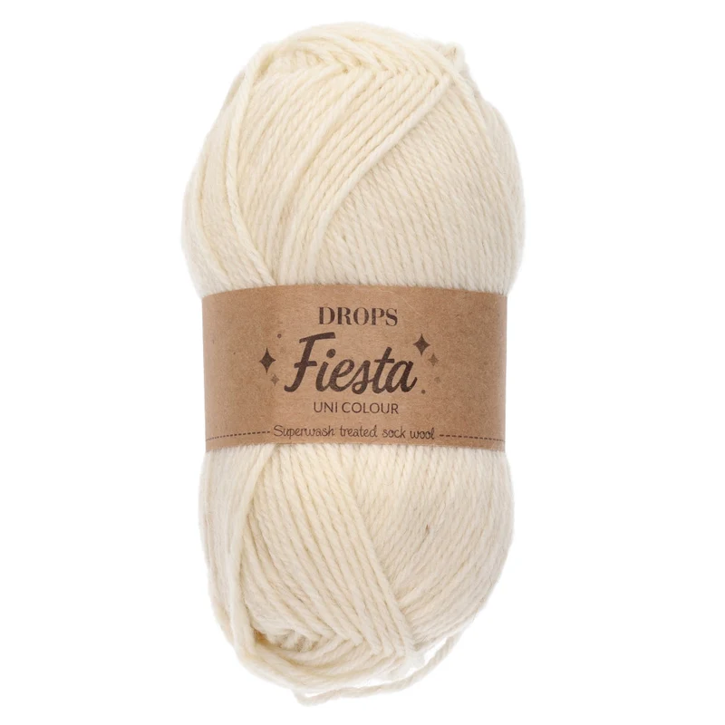 Drops Fiesta Uni Colour 01 Natur