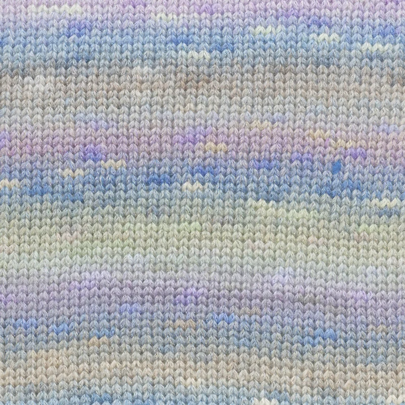 Lang Yarns Magnolia 007 Blau/Beige/Flieder