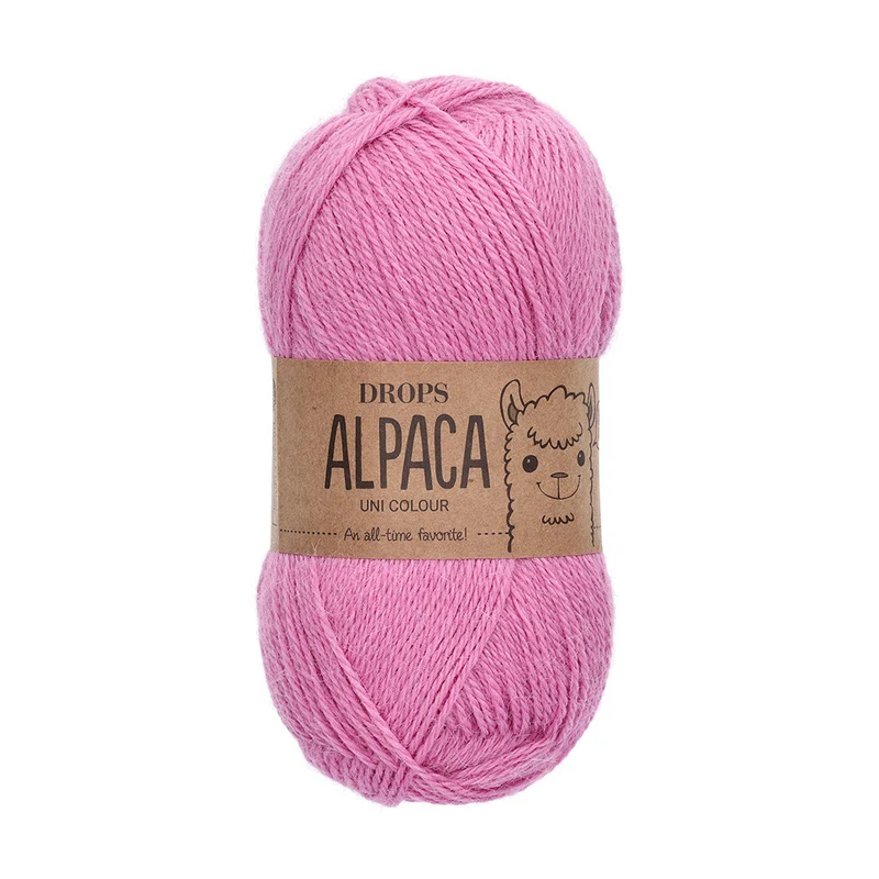 DROPS Alpaka Uni Colour 9034 Rosenblatt