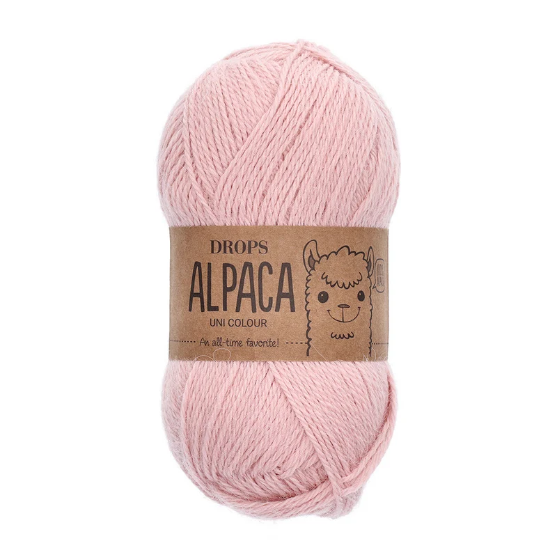 DROPS Alpaka Uni Colour 9033 Erdbeereis